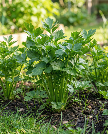 Skärselleri (Apium graveolens) – ettåriga örtfrön från SeedsChoice