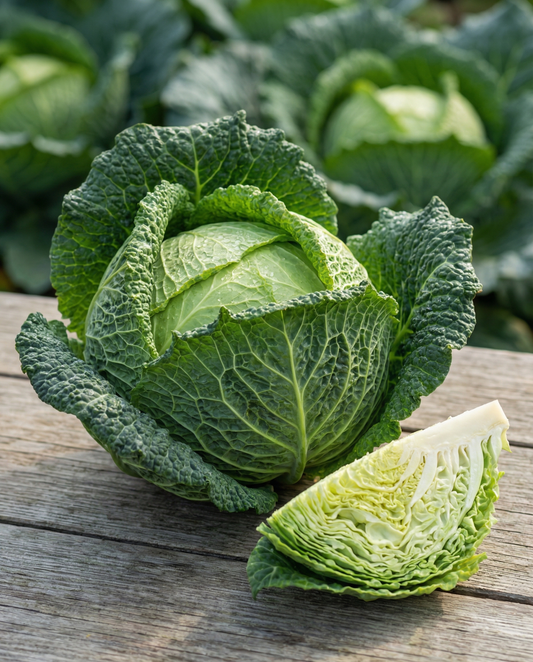 Savojkål Vertus 3 (Brassica oleracea) – ettåriga grönsaksfrön från SeedsChoice