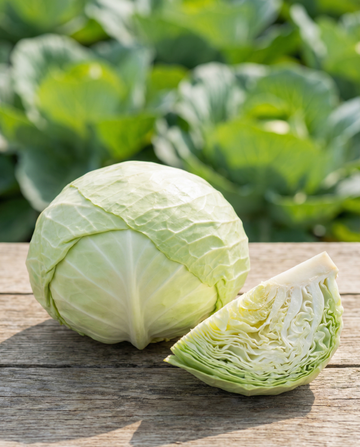 Flat White Cabbage Spring Salute F1 Hybrid frön (Brassica oleracea) – ettårig grönsak