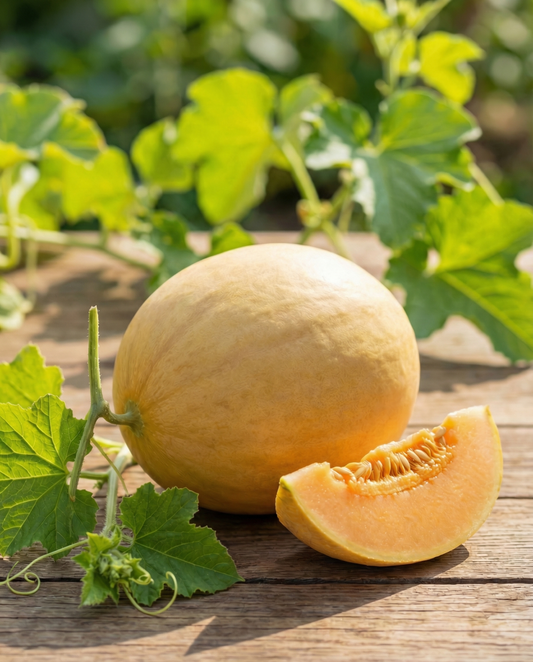 Melon Bari F1 (Cucumis melo) – ettåriga grönsaksfrön från SeedsChoice