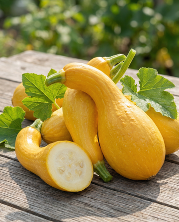 Early Summer Crookneck Squash-frön (Cucurbita pepo) – ettårig grönsak