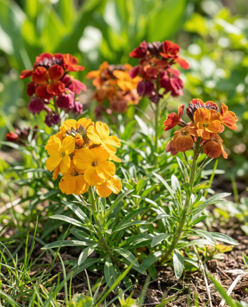 Gyllenlack Tom Thumb Mixed (Erysimum cheiri) – tvååriga blomsterfrön från SeedsChoice