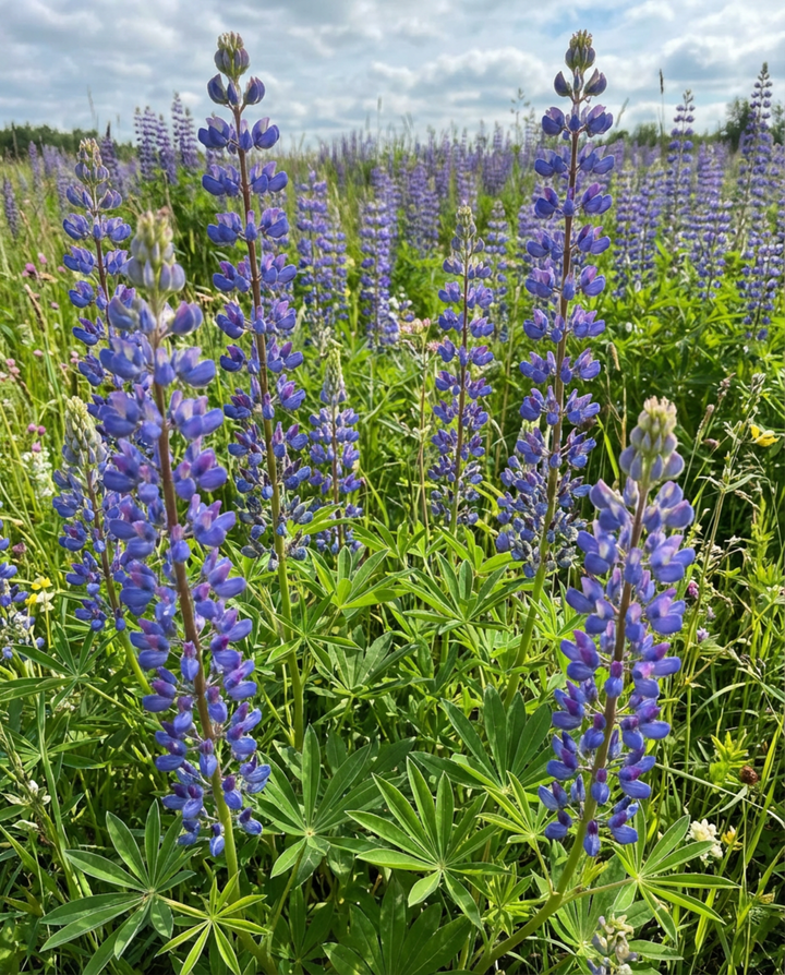 Blå lupin gröngödsel 100 g frön (Lupinus angustifolius) – ettårig gröngödsel