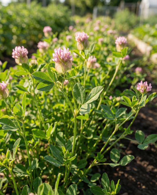 Persisk klöver gröngödsel 200g (Trifolium resupinatum) – ettåriga gröngödselfrön från SeedsChoice