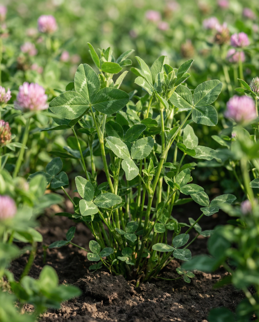 Rödklöver gröngödsling 150g (Trifolium pratense) – fleråriga gröngödslingsfrön från SeedsChoice