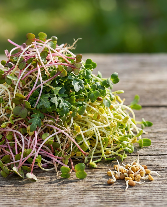 Spicy Sprouting Mix 250g blandning – ekologiska groddfrön från SeedsChoice