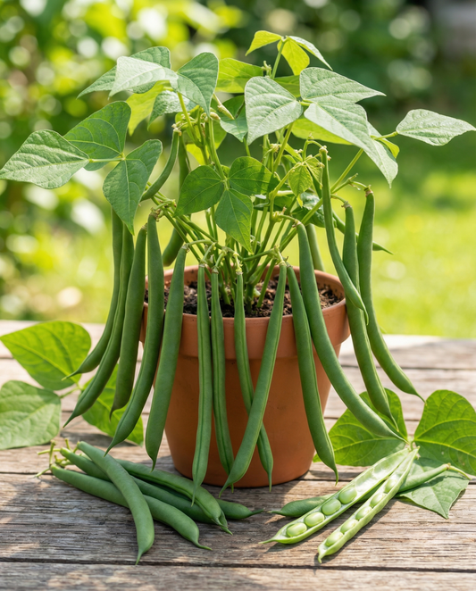 Buskharicot Compass (Phaseolus vulgaris) – ettåriga grönsaksfrön från SeedsChoice